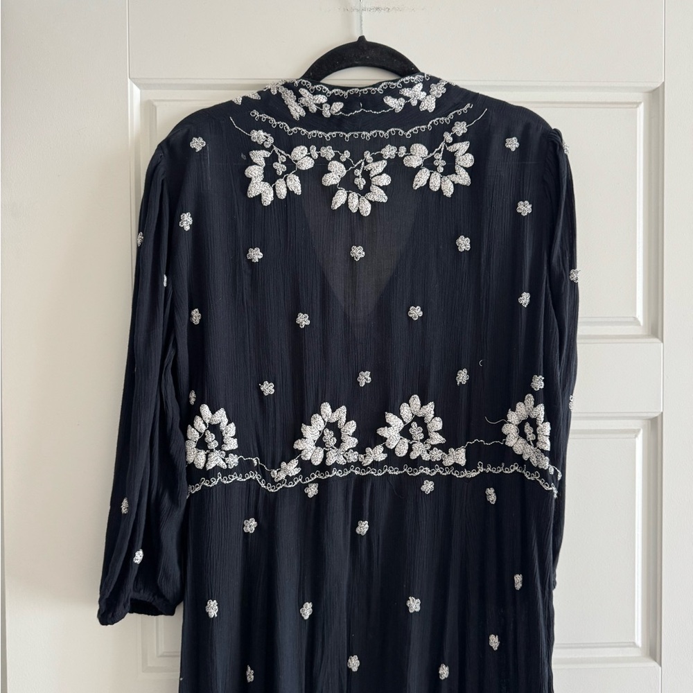 Free People Black and White Maxi Dress - Picture 6 of 7